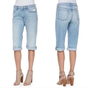 NWT Frame Denim Parkview Wash Long Boyfriend Shorts Size 29